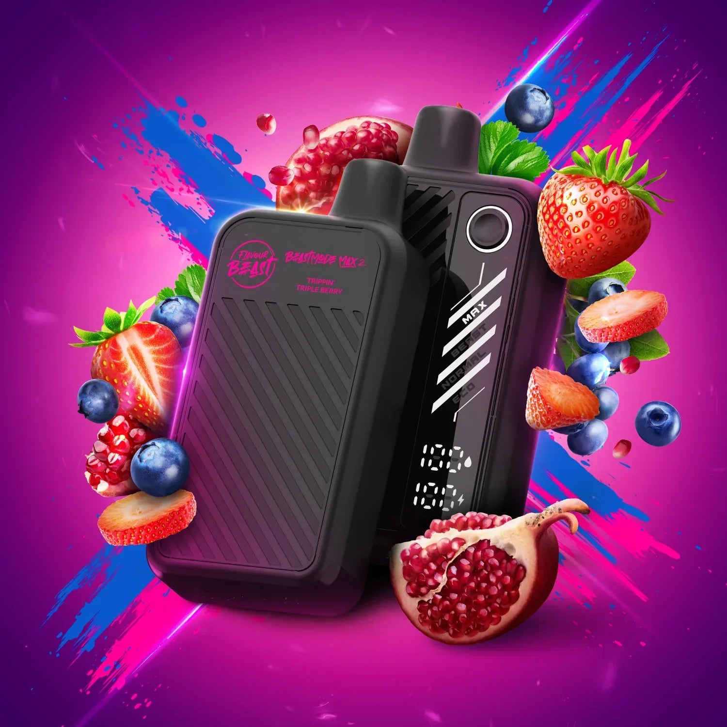 Trippin' Triple Berry Disposable Vape Beast Mode Max 2